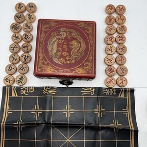 Chinese Chess Xiangqi Case Shang Chi‎ Shang Chi  in Case RARE!! Vintage